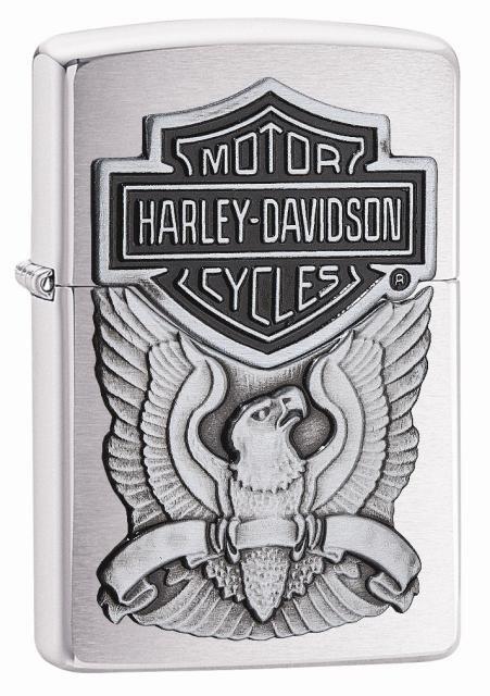 Zippo │ Harley-Davidson® Eagle Wings Chrome Lighter