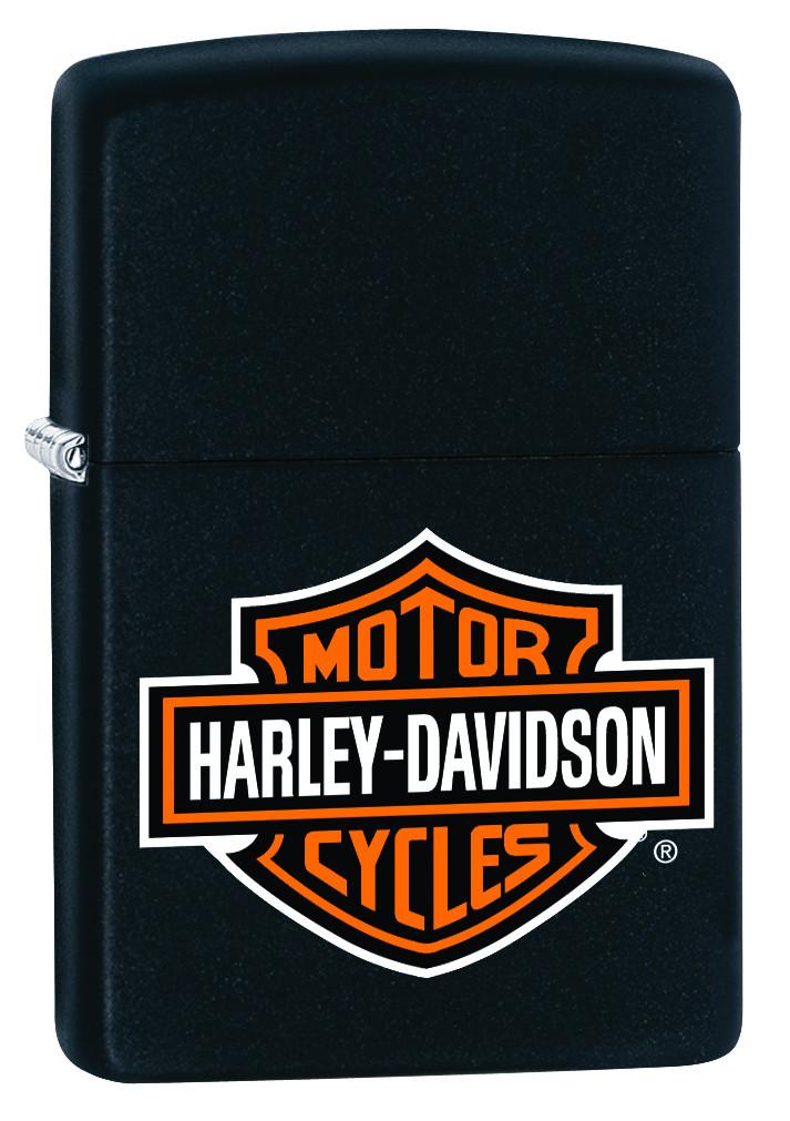 Zippo 218HD Matt Black Harley Davidson Lighter 2012 Made in hot USA