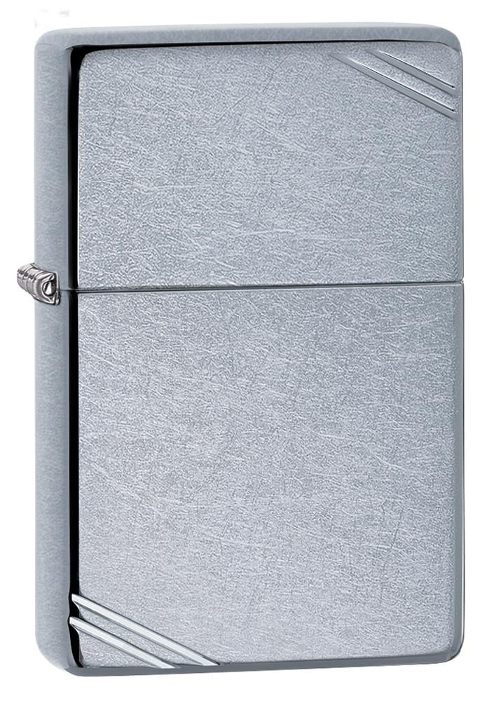 Vintage Street Chrome™ w/Slashes Windproof Lighter