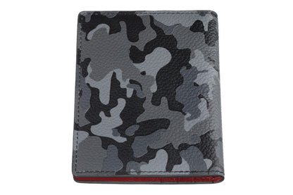 Credit card wallet camouflage grey