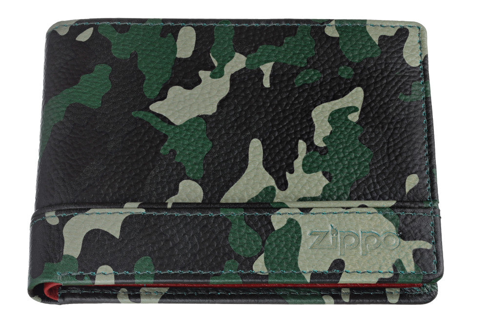 Tri-Fold Wallet Camo Green