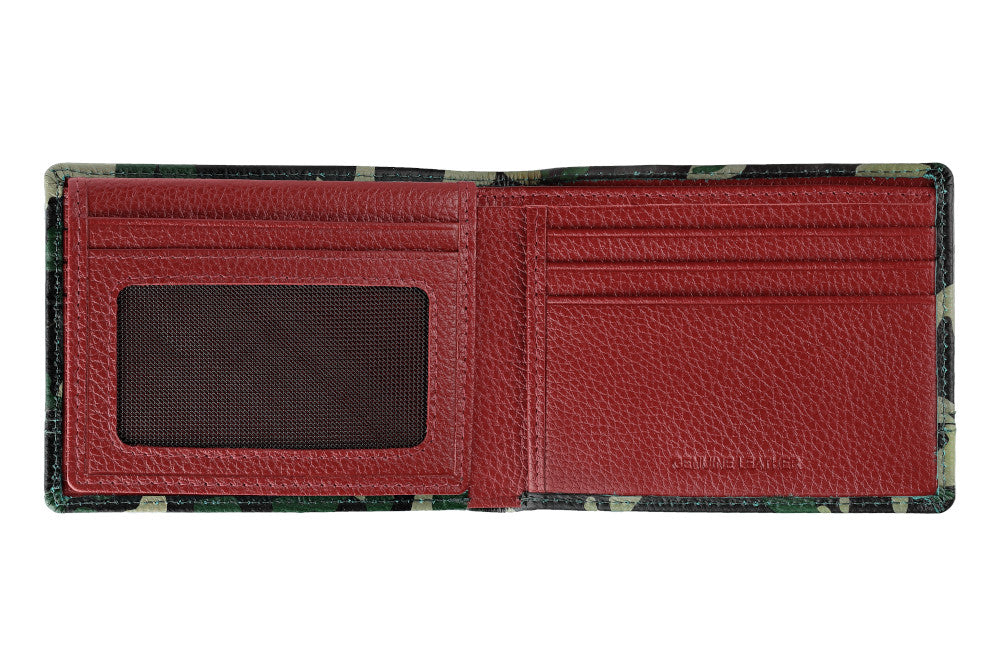 Tri-Fold Wallet Camo Green