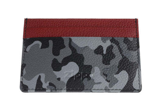 Credit Card Holder Camo Grey