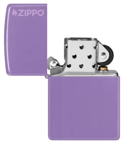 Classic Smoky Lavender Zippo Logo