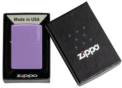 Classic Smoky Lavender Zippo Logo