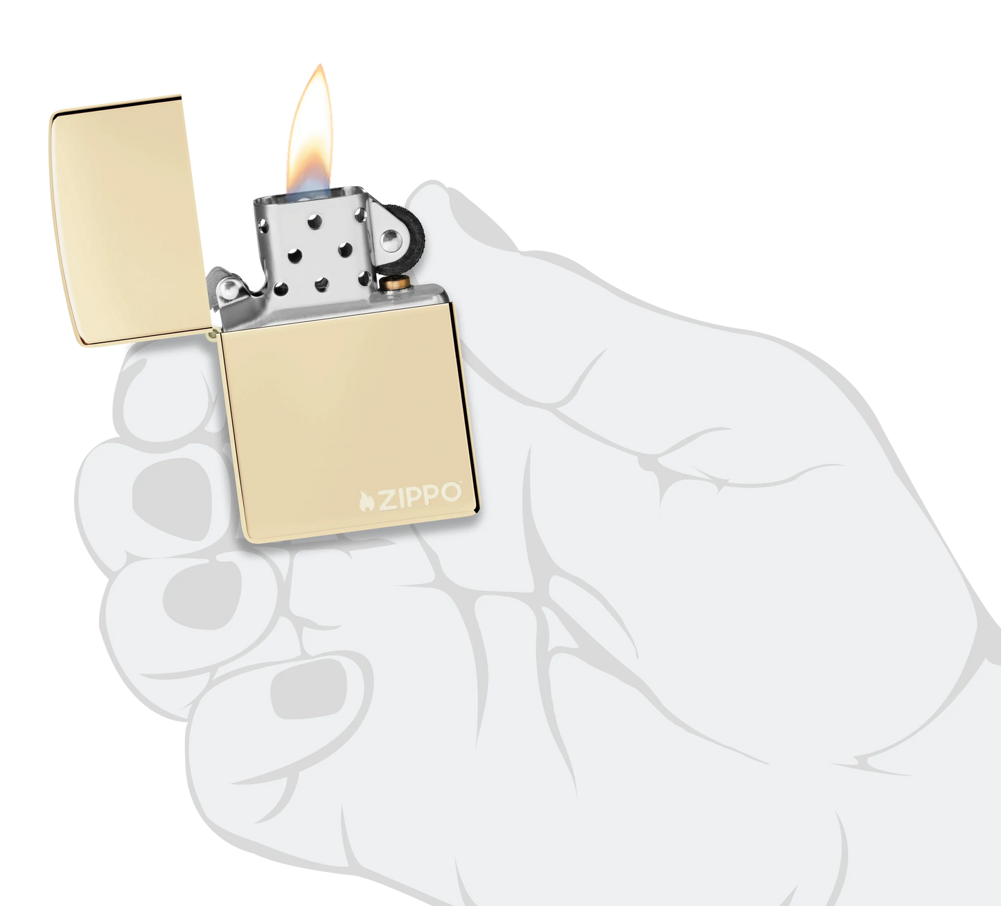 Classic Champagne Zippo Logo