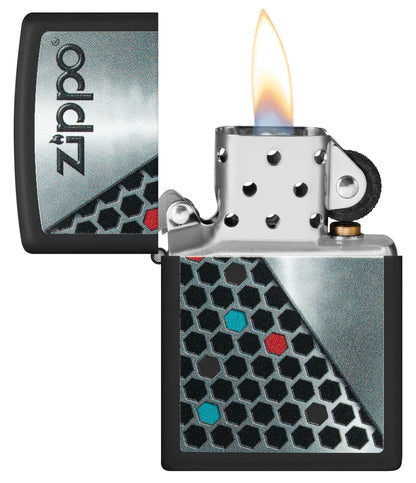 Zippo Hexagon Design