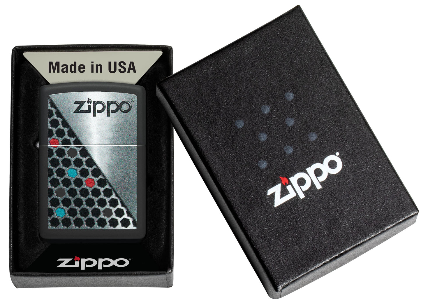 Zippo Hexagon Design