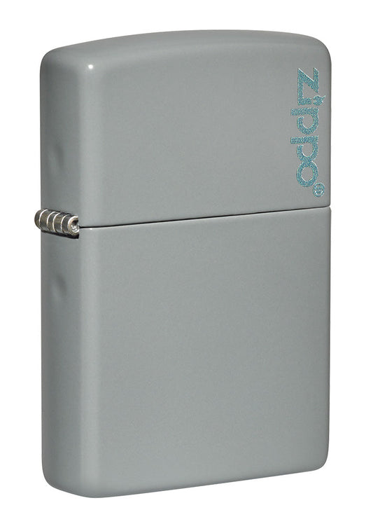 Flat Grey Zippo Logo