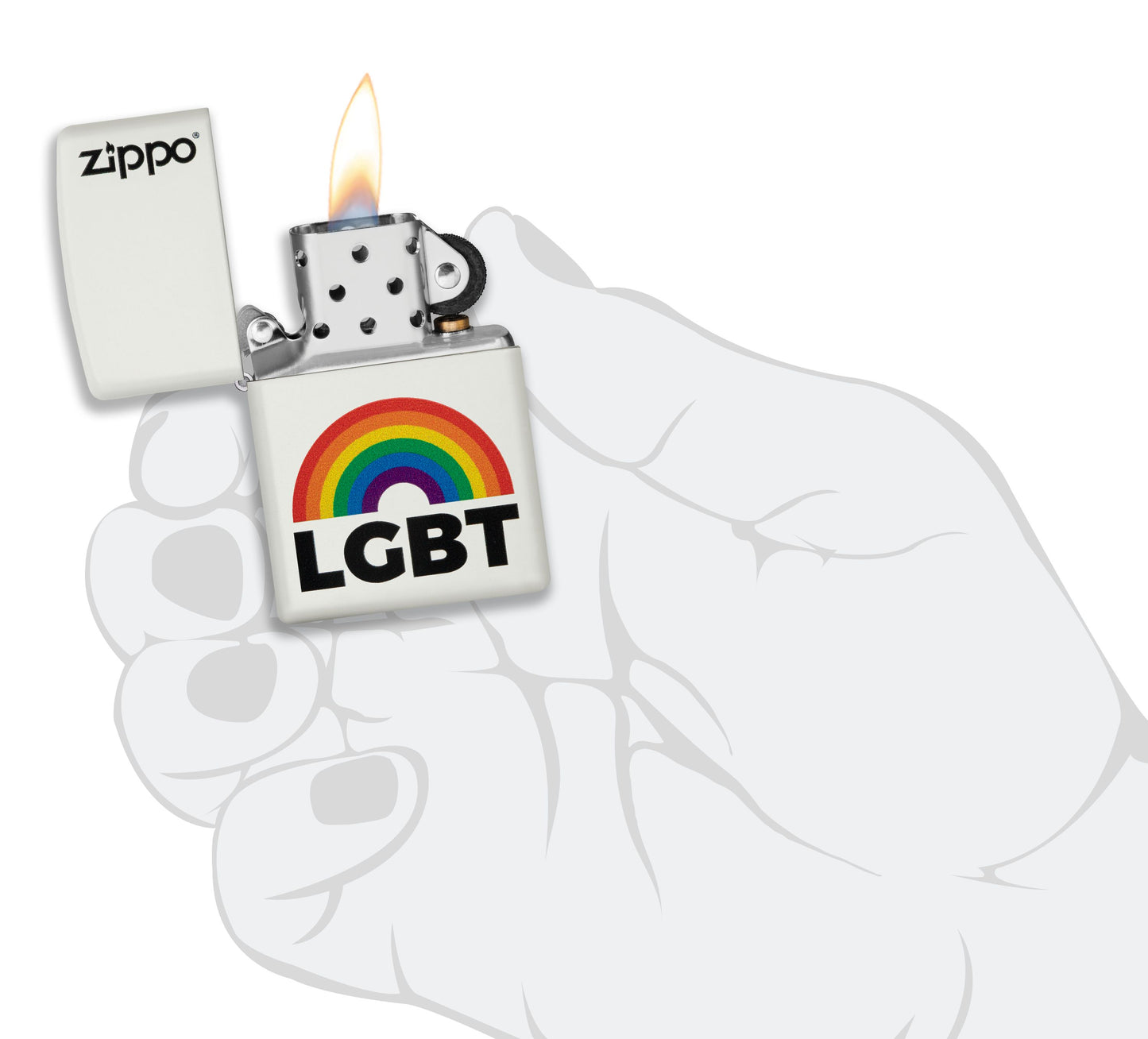 Zippo Rainbow Design