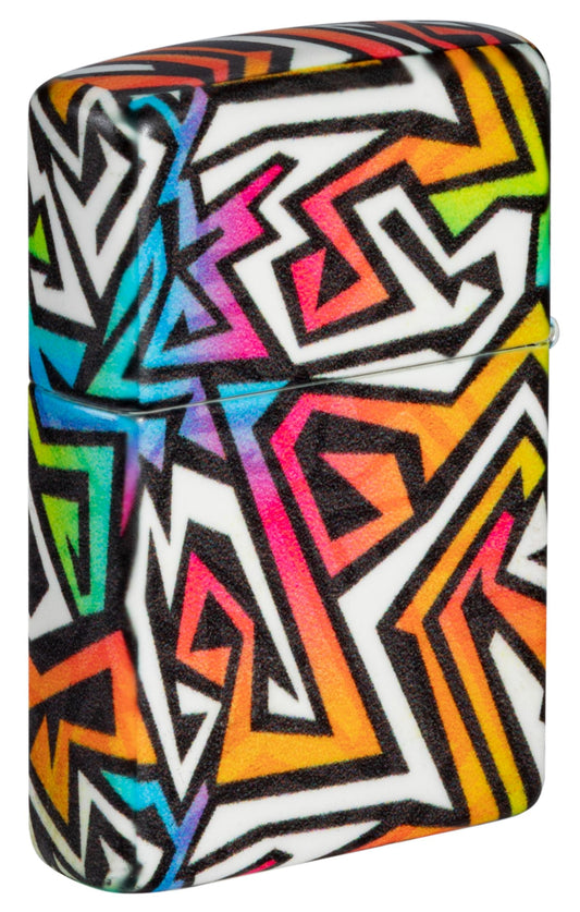 Zippo Colorful Graffiti Design