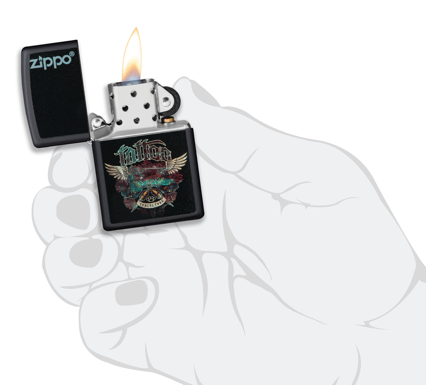 Zippo Tattoo Design