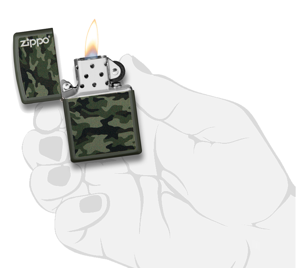 Camo and Zippo Design