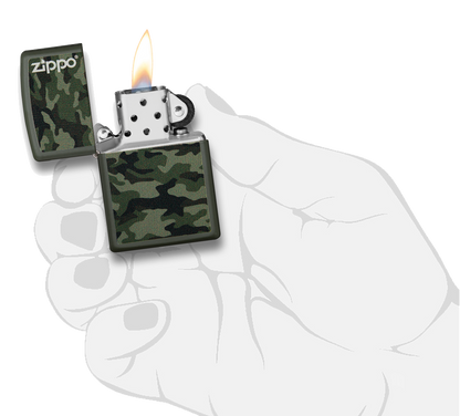 Camo and Zippo Design