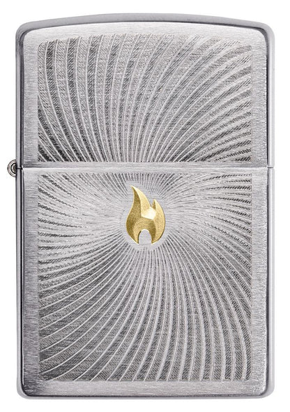 Zippo Flame Spiral Twist Design