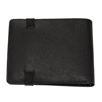 Saffiano Top-Fold Strap Wallet