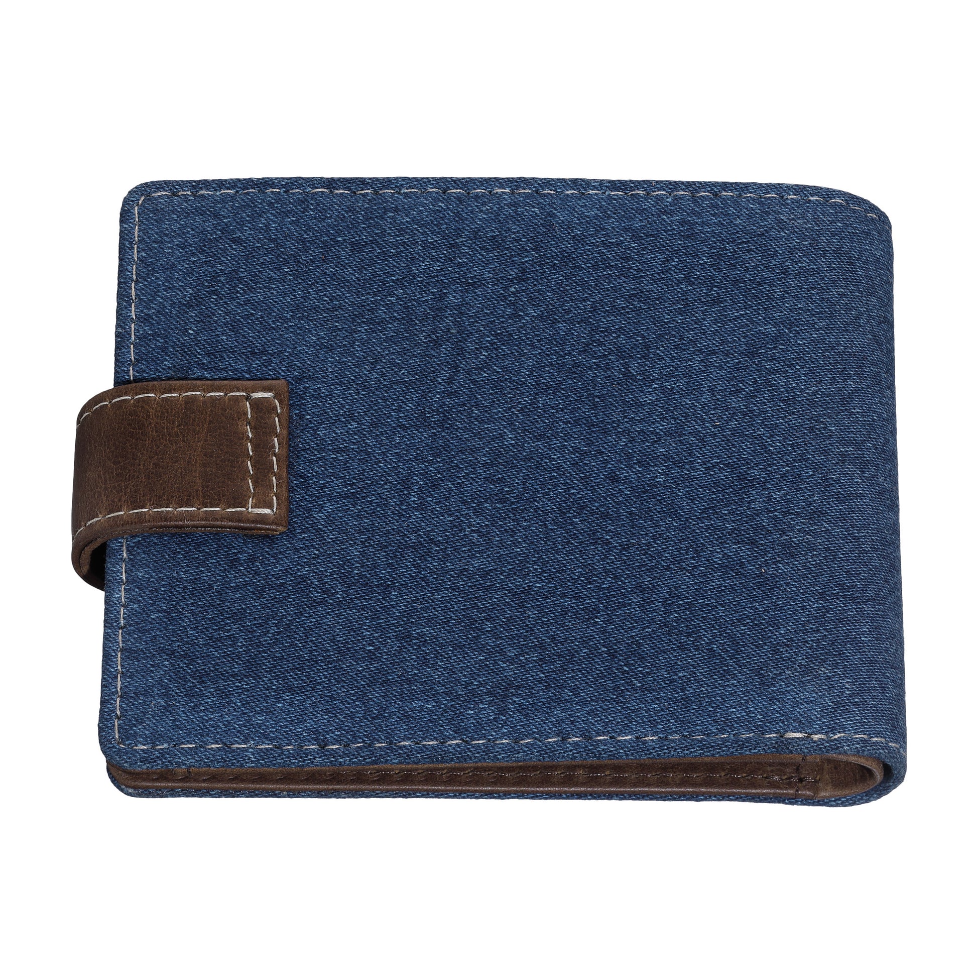 Denim Bi-Fold Wallet Back