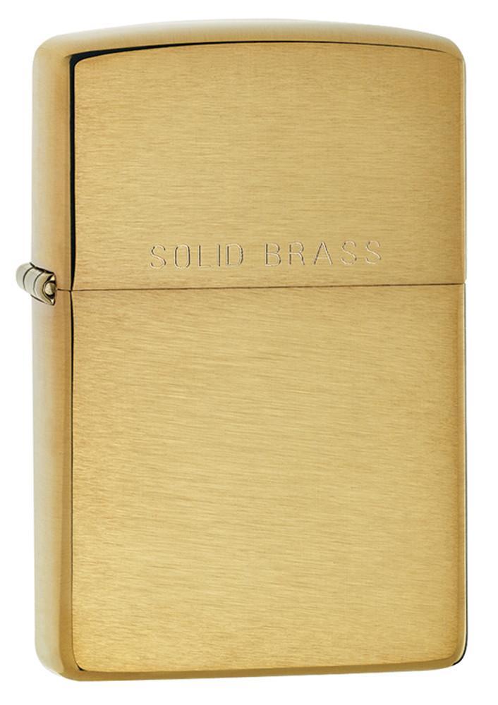Zippo │ Classic Brushed Solid Brass Windproof Lighter