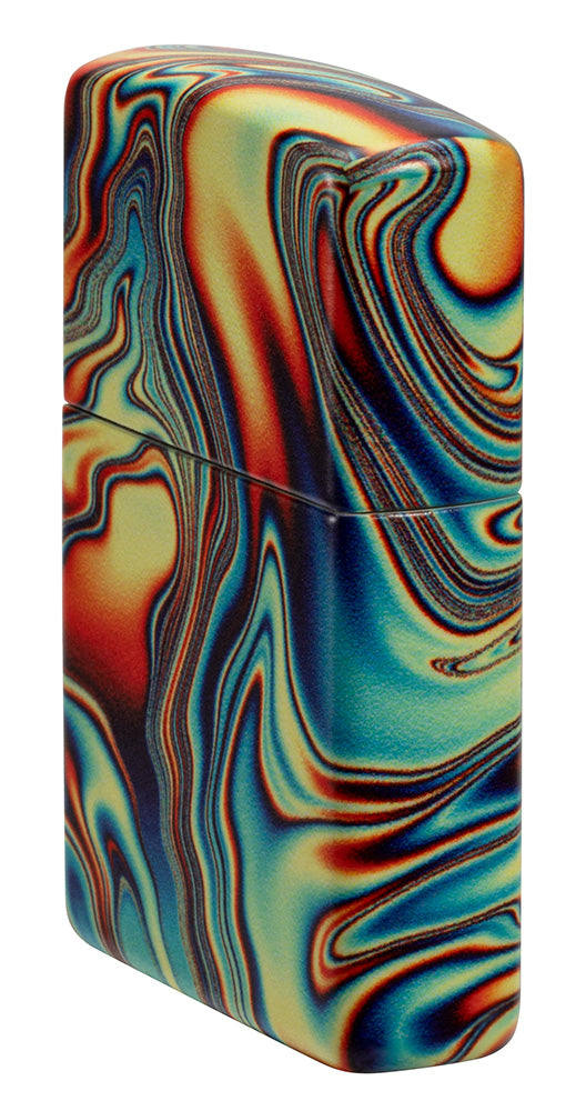 Zippo storm lighter in colorful swirl design | Zippo