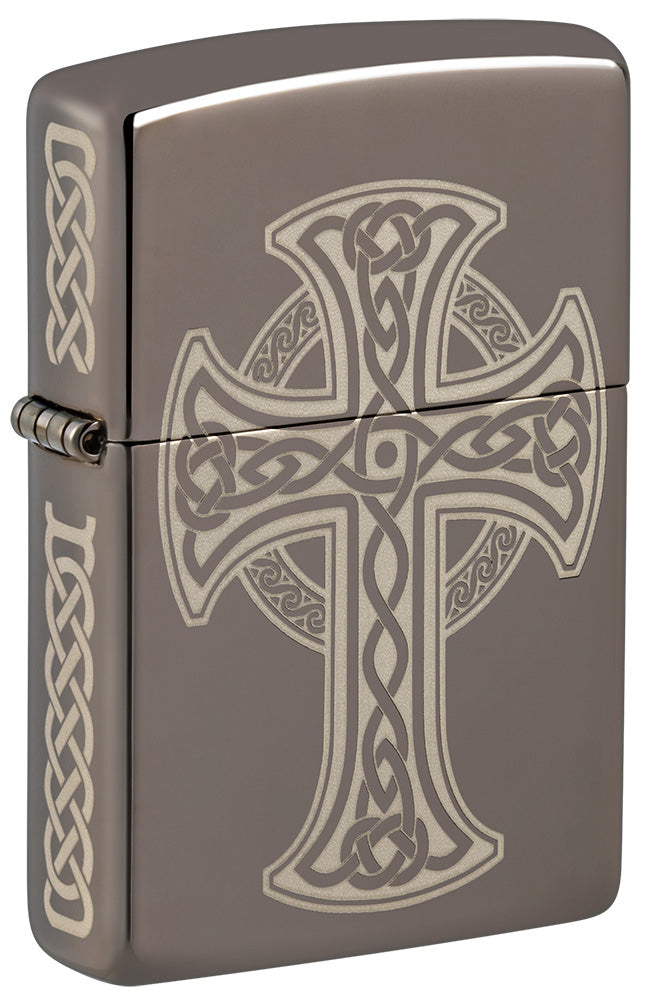 Zippo windproof lighter in Celtic cross design | Zippo