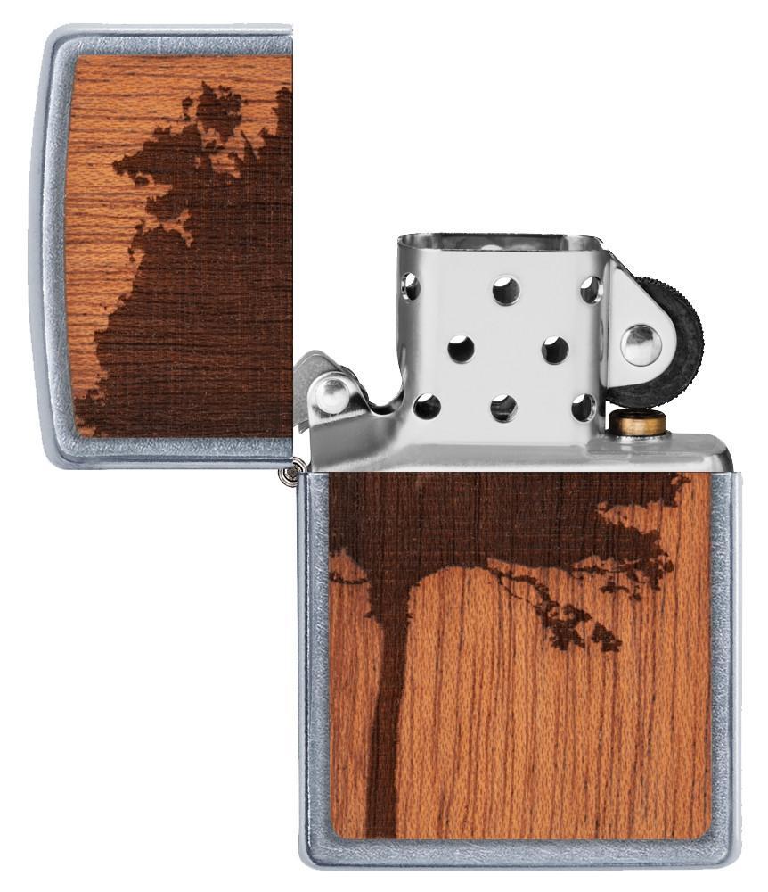 WOODCHUCK USA Lighter & Bottle Opener Gift Set