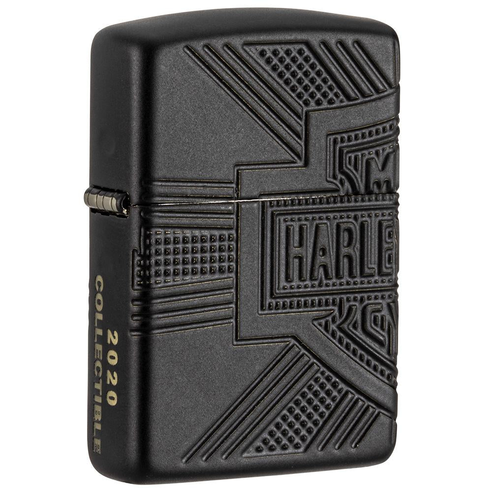 Harley-Davidson® 2020 Collectible Windproof Lighter facing forward at a 3/4 angle