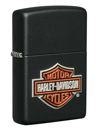 Harley-Davidson® Black Matte Windproof Lighter