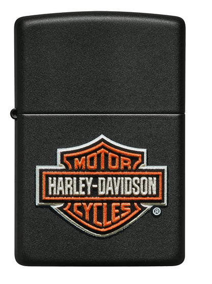 Harley-Davidson® Black Matte Windproof Lighter