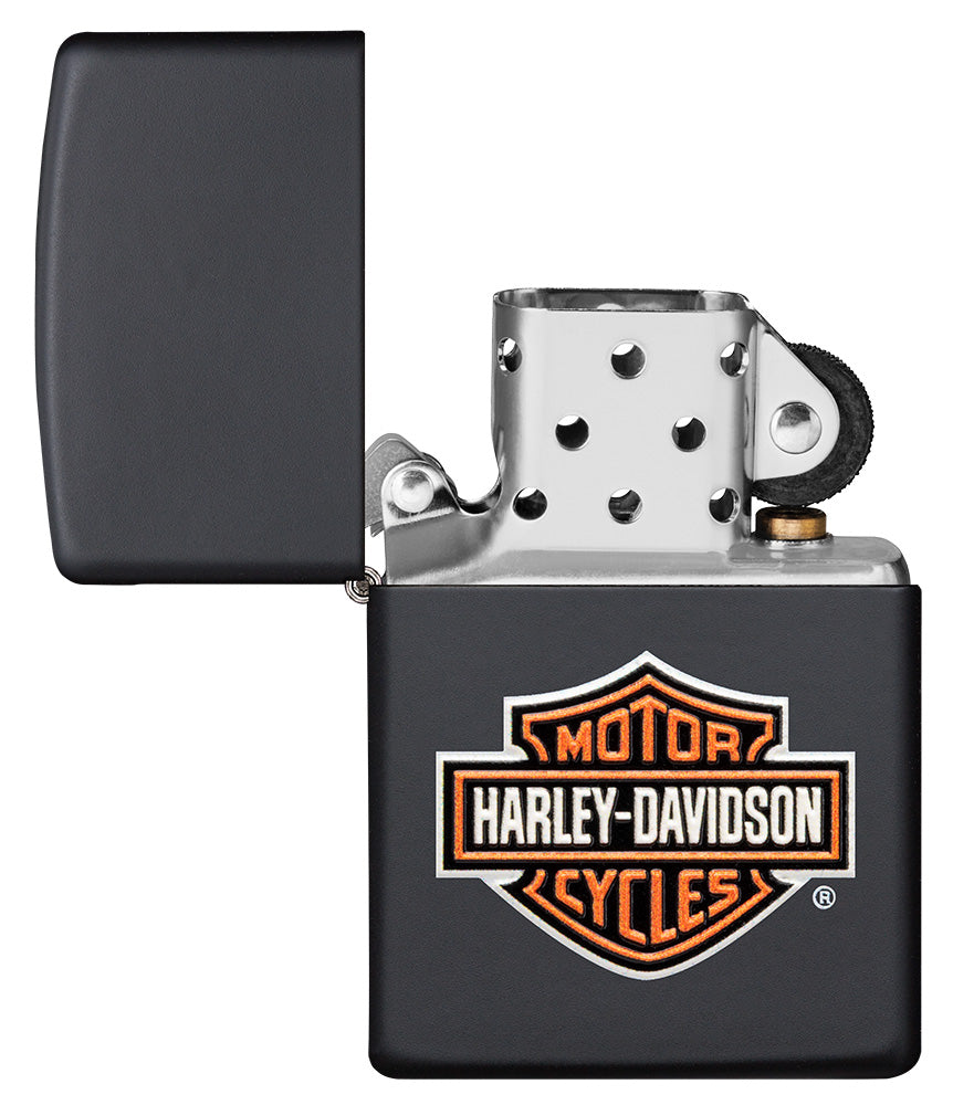 Harley-Davidson® Black Matte Windproof Lighter