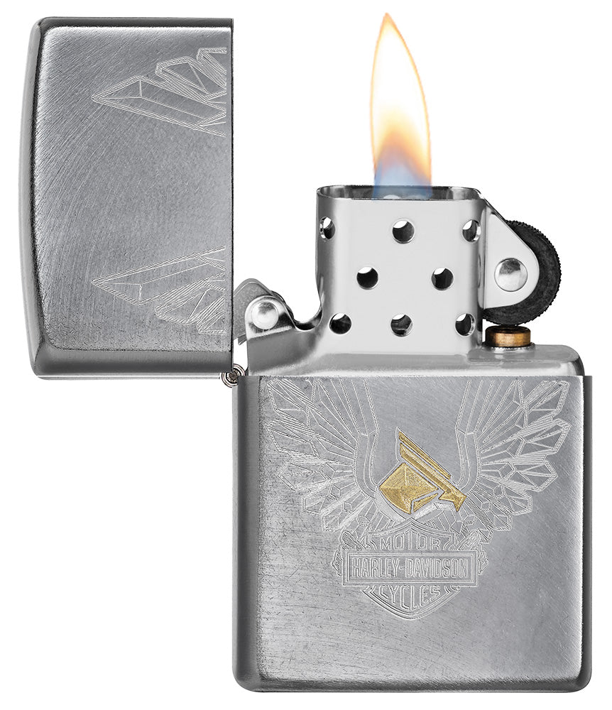 Harley-Davidson® Chrome Arch Design Windproof Lighter