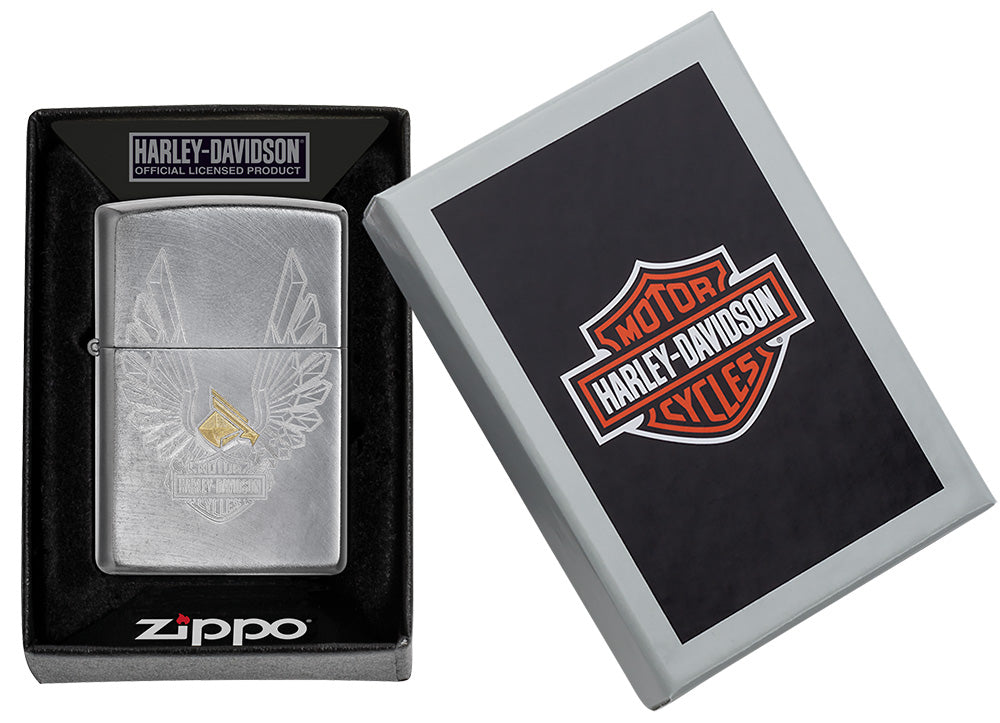 Harley-Davidson® Chrome Arch Design Windproof Lighter