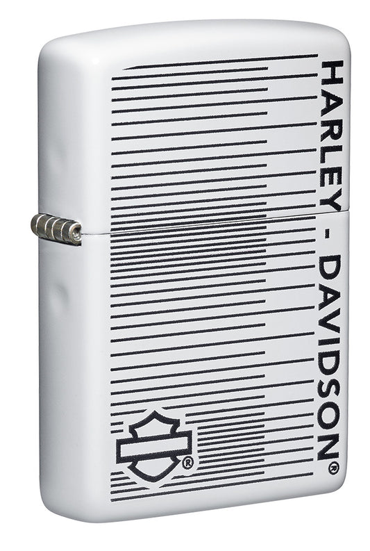 Harley-Davidson® White Matte Windproof Lighter