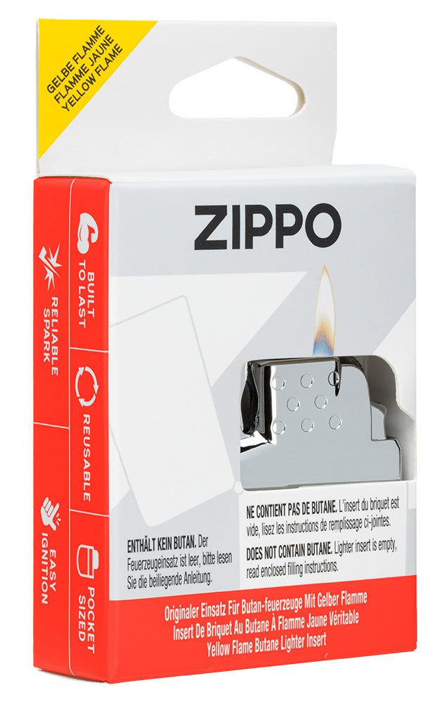 Zippo Butane Gas Insert with Yellow Flame