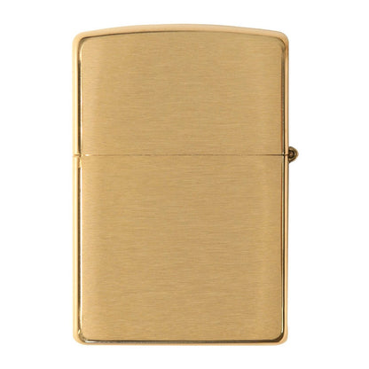 Back view of Armor® Brushed Brass Windproof Lighter